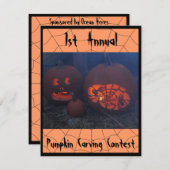 Halloween Jack-O-Lantern - Kaart (Voorkant / Achterkant)