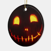 Halloween Jack-o-Lantern Keramisch Ornament (Links)
