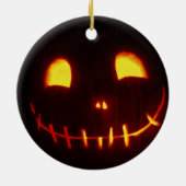 Halloween Jack-o-Lantern Keramisch Ornament (Achterkant)