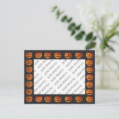  Halloween Jack o' Lantern Lijst Briefkaart (Staand voorkant)
