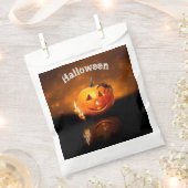 Halloween Jack-o-lantern met Spider Bedankzakje (Geknipt)