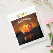 Halloween Jack-o-lantern met Spider Bedankzakje (Gezegeld)