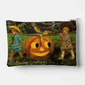 Halloween Jack-o-Lantern Oogst Nacht door Kinderen Etui (Achterkant)