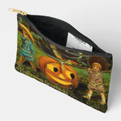 Halloween Jack-o-Lantern Oogst Nacht door Kinderen Etui (Open)