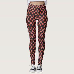 Halloween Jack-o-Lantern op Black Leggings