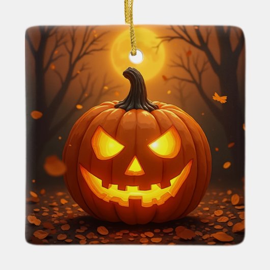 Halloween Jack O' Lantern Ornament (Voorkant)
