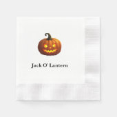 Halloween Jack O' Lantern Papieren servet (Voorkant)