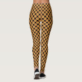 Halloween Jack O Lantern Patroon elke kleur Leggings (Achterkant)