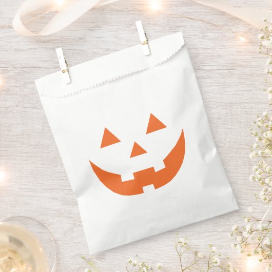 Halloween Jack o lantern pompoen face Bedankzakje (Geknipt)