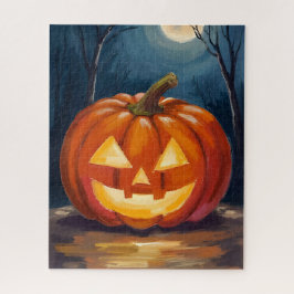 Halloween Jack-O-Lantern Pompoen Legpuzzel