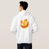 Halloween Jack O Lantern Pompoen T-Shirt (Achterkant volledig)