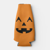 Halloween Jack O Lantern Pumpkin Face Flesjeskoeler (Voorkant)