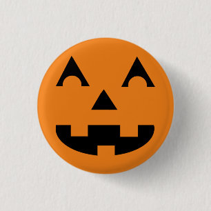 Halloween Jack O Lantern Pumpkin Face Ronde Button 3,2 Cm