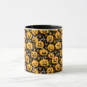 Halloween Jack O Lantern Pumpkin Patch Mok (Midden)