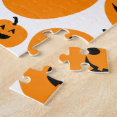 Halloween Jack o Lantern Pumpkin Pattern Legpuzzel (Zijkant)