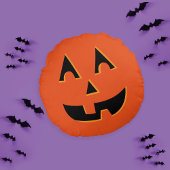 Halloween Jack O Lantern Pumpkin Rond Kussen