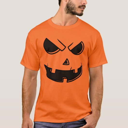 Halloween Jack O Lantern Pumpkin T shirt (Voorkant)