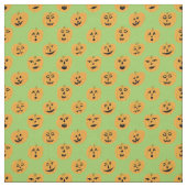 Halloween Jack-O-Lantern Pumpkins Pattern Stof (Swatch)