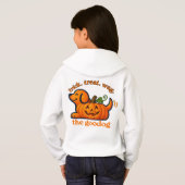 Halloween Jack-O-Lantern Pup Meisjes (Achterkant volledig)