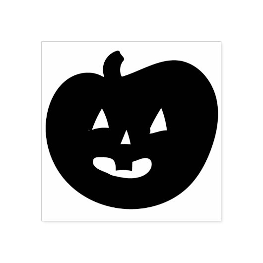 Halloween Jack-o-lantern Rubberstempel (Afrduk)