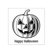 Halloween Jack-o'-lantern Rubberstempel (Afrduk)