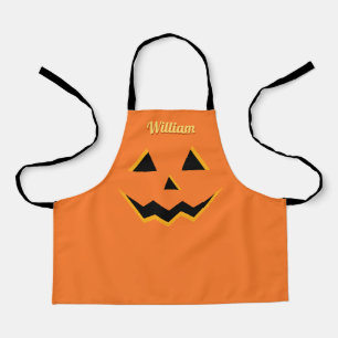 Halloween Jack O' Lantern Schattigee Pompoen voor  Schort