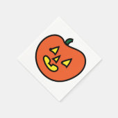 Halloween Jack-o-lantern Servet (Hoek)