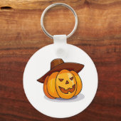 Halloween Jack-O-Lantern Sleutelhanger (Voorkant)