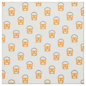 Halloween Jack-O-Lantern Snoep Bucket Pattern Stof (Swatch)