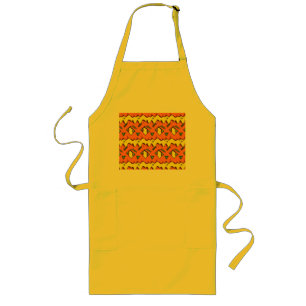 Halloween Jack-O-Lantern & Spider Apron Lang Schort