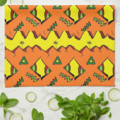 Halloween Jack-O-Lantern & Spider Kitchen Towel Theedoek (Gevouwen)