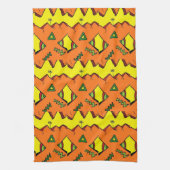 Halloween Jack-O-Lantern & Spider Kitchen Towel Theedoek (Verticaal)
