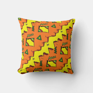 Halloween Jack-O-Lantern & Spider Pillow Polyester Kussen