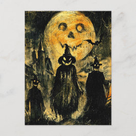 Halloween Jack O Lantern Spooky Seizoen Briefkaart