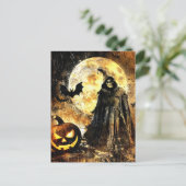 Halloween Jack O Lantern Spooky Seizoen Briefkaart (Staand voorkant)