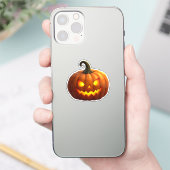 Halloween Jack O' Lantern Sticker (Telefoon)