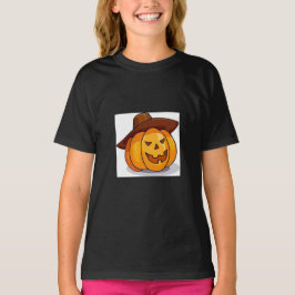 Halloween Jack-O-Lantern T-shirt voor meisjes