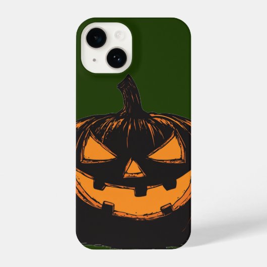 Halloween Jack-o-Lantern telefoonhoesje iPhone Hoesje (Achterkant)