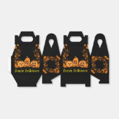 Halloween Jack-O-Lantern Trio Favor Box Bedankdoosjes (Uitgevouwen)