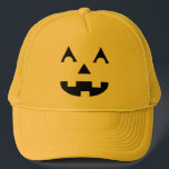 Halloween Jack O Lantern Trucker Pet<br><div class="desc">Jack O Lantaarn trucker hoed glimlachen - Nu kun je een pompoenkop voor Halloween zijn.</div>