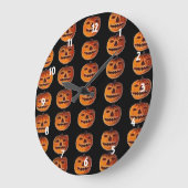 Halloween Jack o' Lantern Wall klok (Hoek)