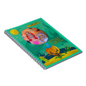 Halloween Jack o' Lantern Wizard Foto Notitieboek (Rechterzijde)