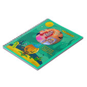 Halloween Jack o' Lantern Wizard Foto Notitieboek (Linkerzijde)