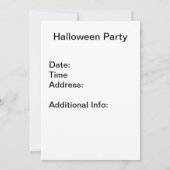 Halloween Jack o' Lantern Wizard Voeg het Lijst va (Achterkant)