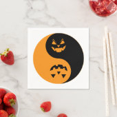 Halloween Jack o-lantern Yin Yang Servet (Insitu)