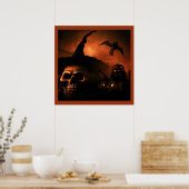 Halloween - Jack-O-Lanterns 4 Poster (Keuken)