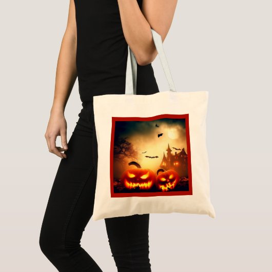 Halloween - Jack-O-Lanterns 8 Canvas tas (Voorkant (product))