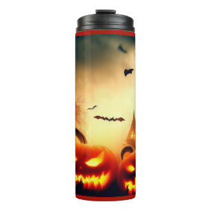 Halloween - Jack-O-Lanterns 8 Thermosbeker