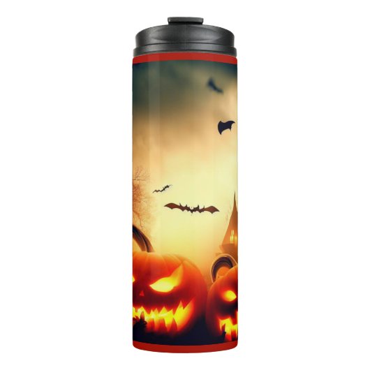 Halloween - Jack-O-Lanterns 8 Thermosbeker (Voorkant)