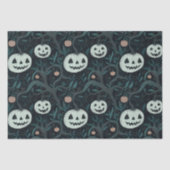 Halloween Jack-O'-Lanterns in het bos Tissuepapier (Voorkant)